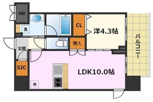 スプランディッド大須門前町の物件間取画像